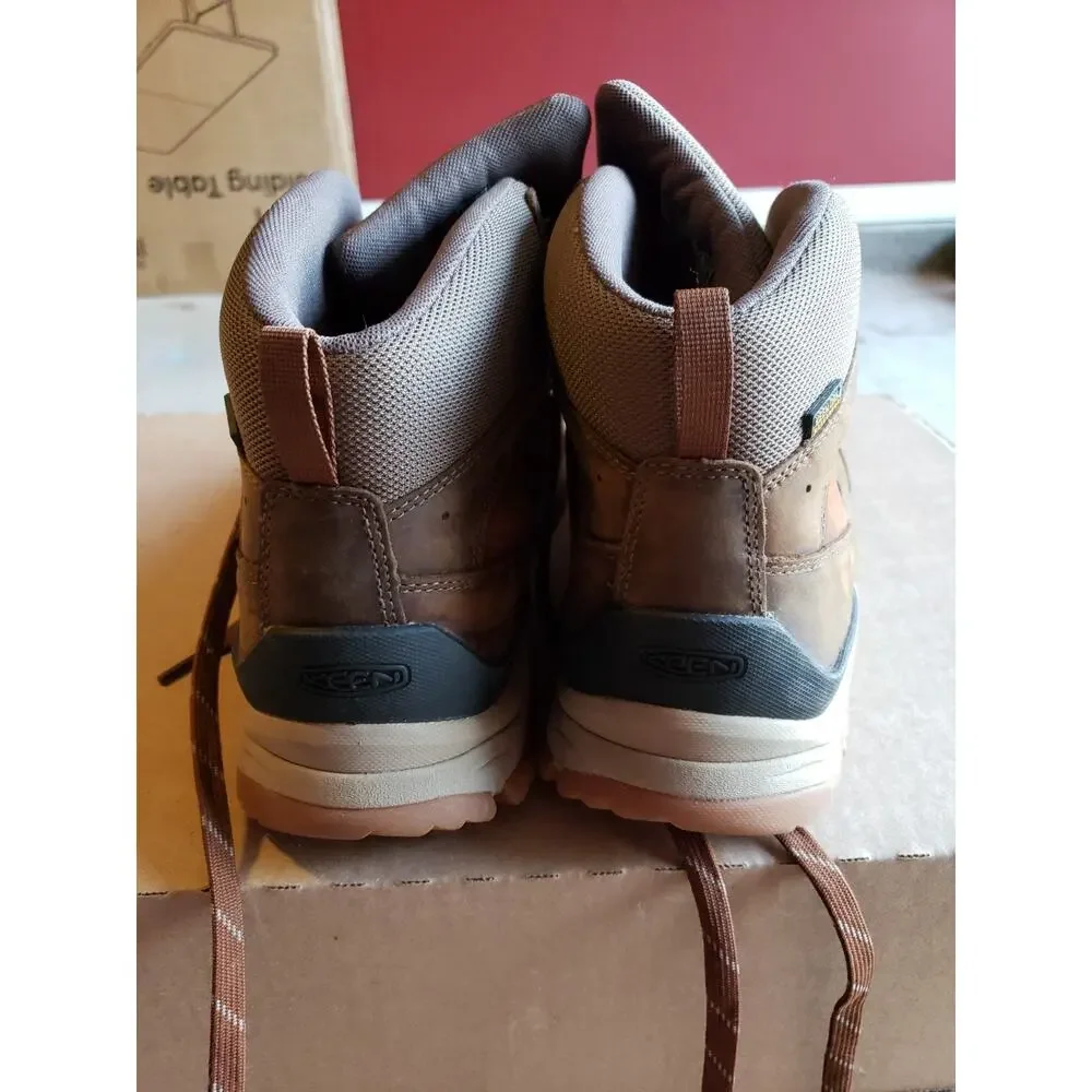 Keen Innate Leather Mid Waterproof Boots Size 15 Mens Brown Hiking Trail 1021626